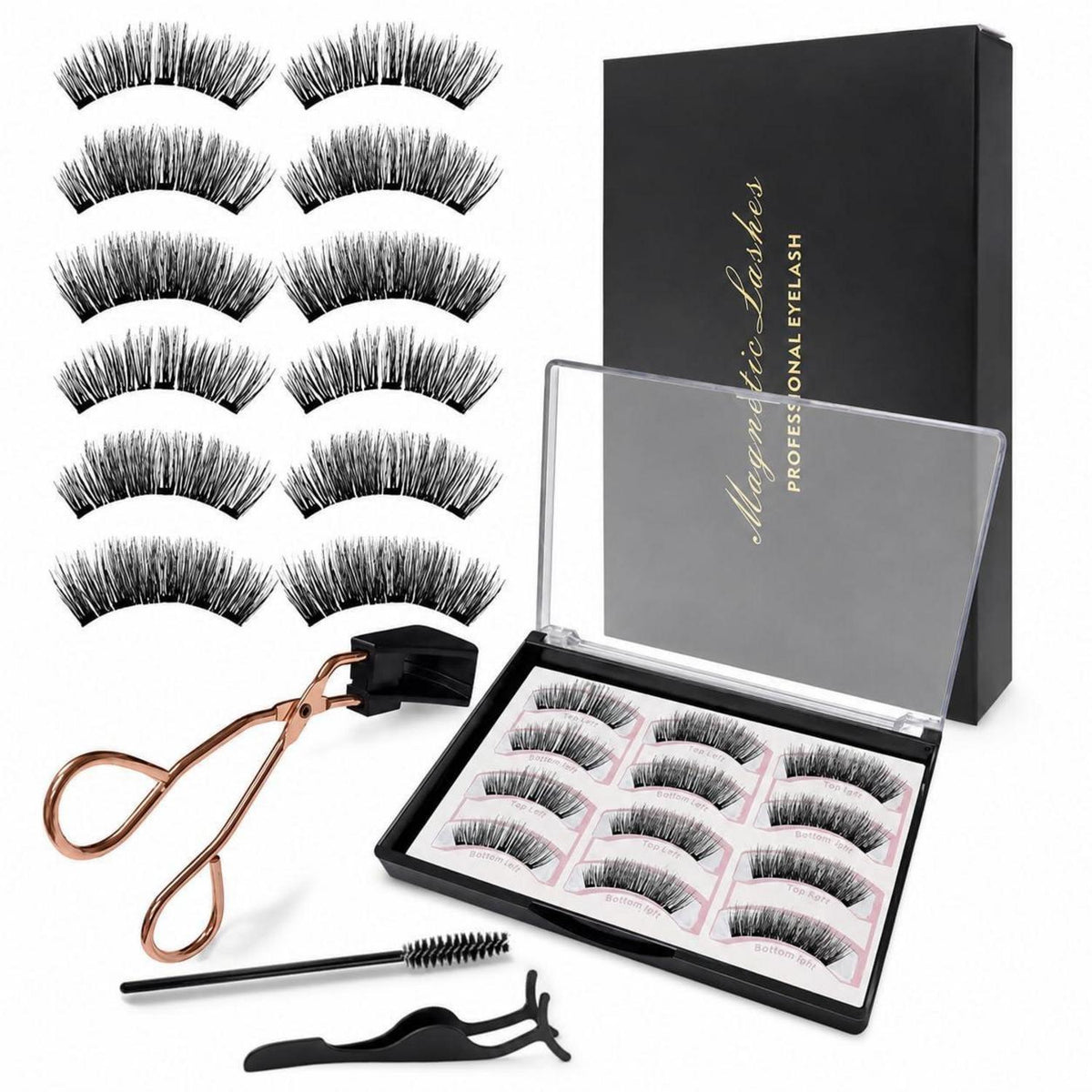 3 Paar Magnet Wimpern – Natürlicher Look & Wiederverwendbar