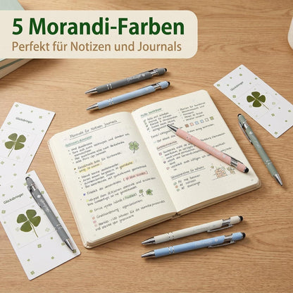 10x Glücksstift mit Vierblattklee – Dankeschön Geschenk Kollegen
