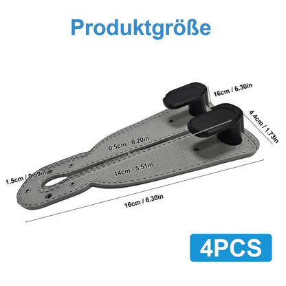4x Auto Sitzhaken – Taschenhalter für Pendler & Reisen