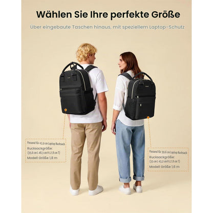 Laptop Rucksack Damen Wasserdicht 15,6 Zoll – Schultasche & Reisebegleiter