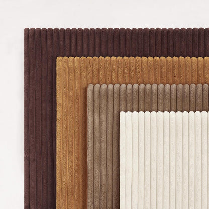 Kissenbezüge 4er Set Cord 45x45 cm Goldbraun