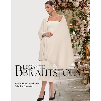 Pashmina Schal Damen Beige – Elegante Stola für Hochzeit & Abend