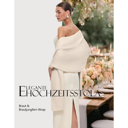 Pashmina Schal Damen Beige – Elegante Stola für Hochzeit & Abend