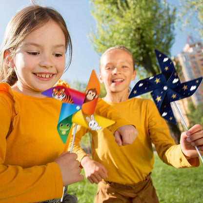 DIY Windrad Bastelset für Kinder – 24 Teile zum Malen & Spielen