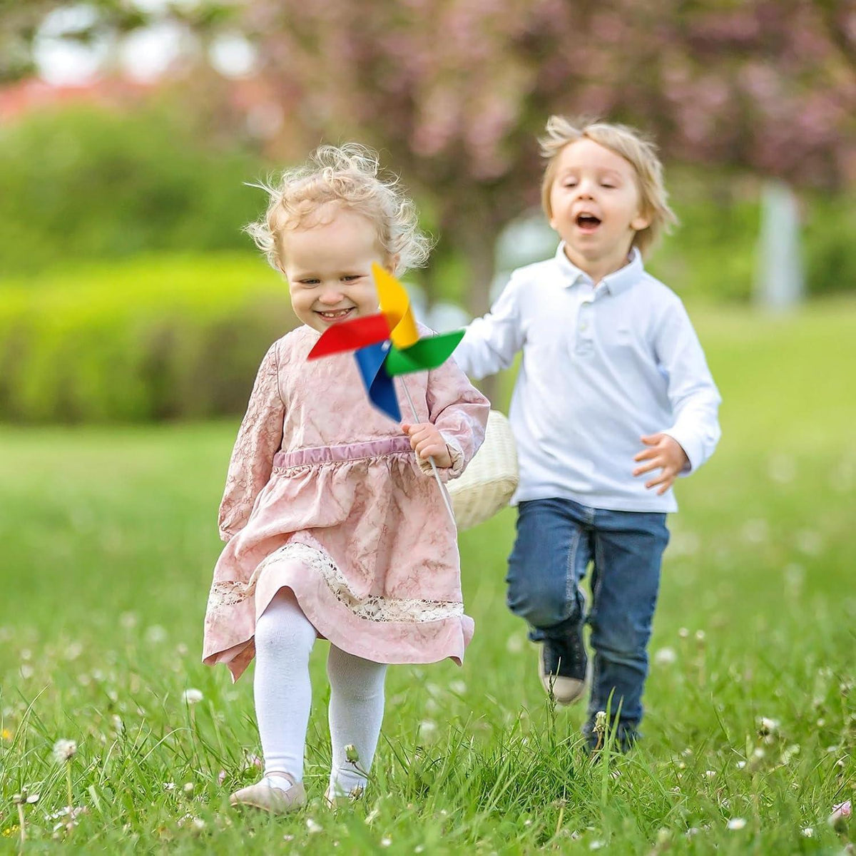 DIY Windrad Bastelset für Kinder – 24 Teile zum Malen & Spielen