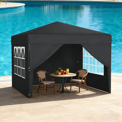 3x3 Pavillon Wasserdicht & Stabil – Garten Partyzelt mit Seitenwänden