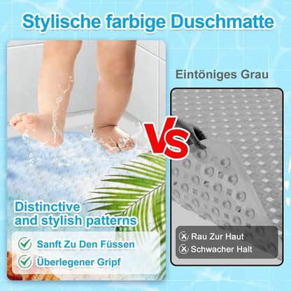 Rutschfeste Duschmatte rund 55cm – Sicher & Schimmelfrei