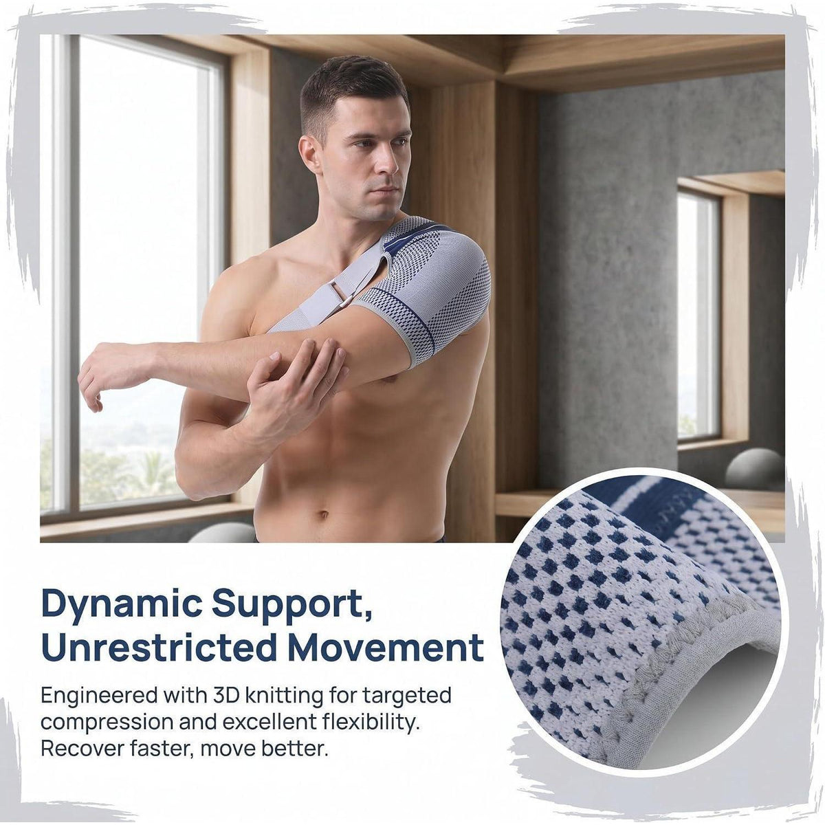 2x Schulterbandage Herren Damen – Armstütze für Schulter & Arthrose