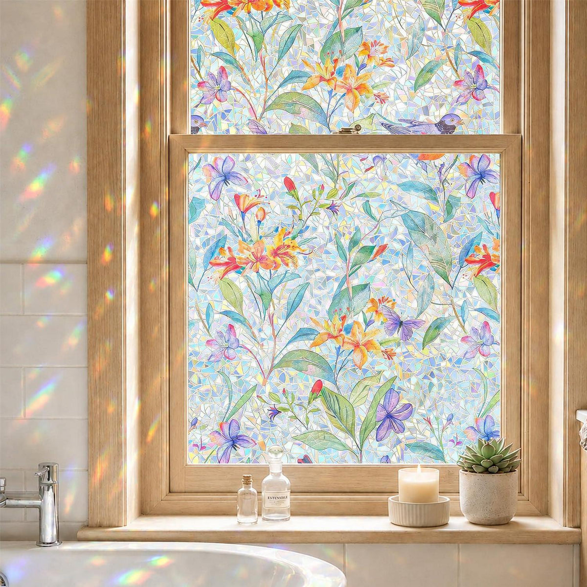 Blickdichte Fensterfolie selbstklebend 44x200cm
