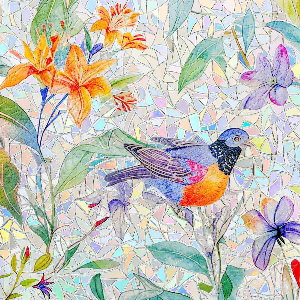 Blickdichte Fensterfolie selbstklebend 44x200cm