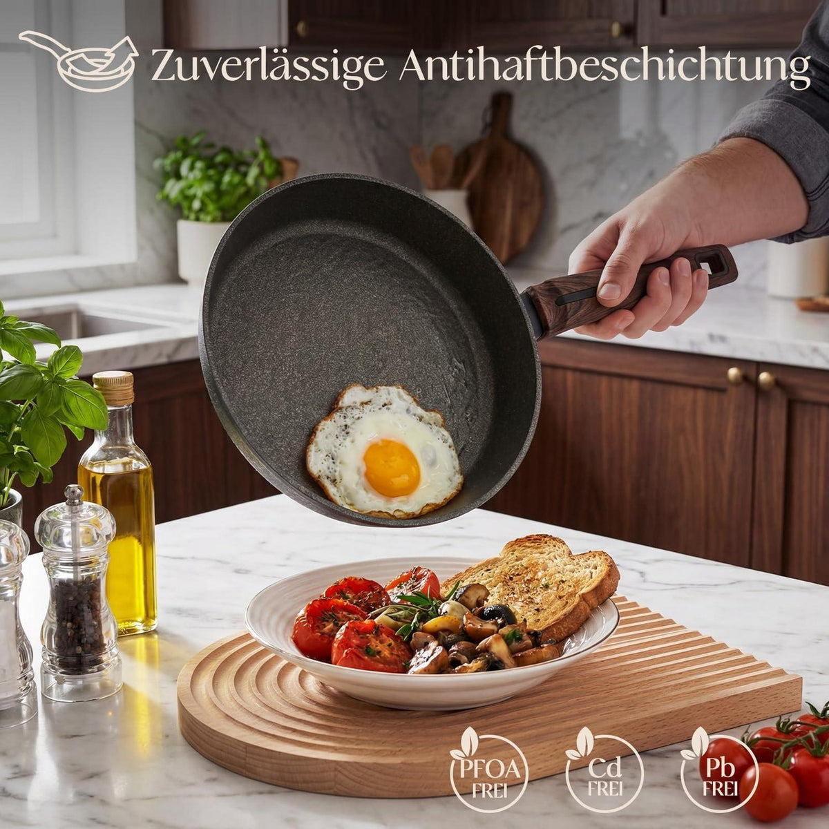 11-teiliges Kochgeschirr Set mit Antihaftbeschichtung