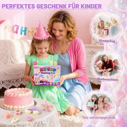 DIY Seife Kinder Set – Seifenherstellung Basteln mit Formen & Farben