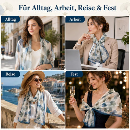 Chiffon Schal Damen leicht & elegant bunt