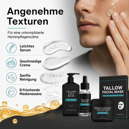 Gesichtspflege Set Männer – Tallow & Kollagen Geschenkset