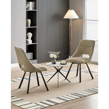 Drehbarer Esszimmerstuhl Set 4er –, Ergonomisch