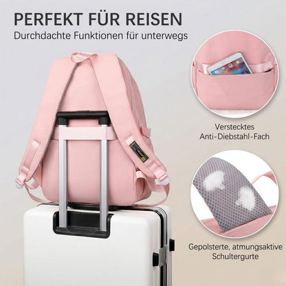 Schulrucksack Mädchen Teenager Lila – Reißfest & Anti-Diebstahl