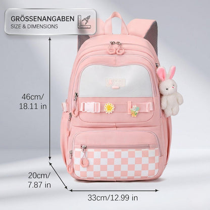 Schulrucksack Mädchen Teenager Lila – Reißfest & Anti-Diebstahl