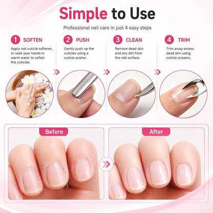 Nagelhautzange Set – Professioneller Nagelhautentferner & Schieber