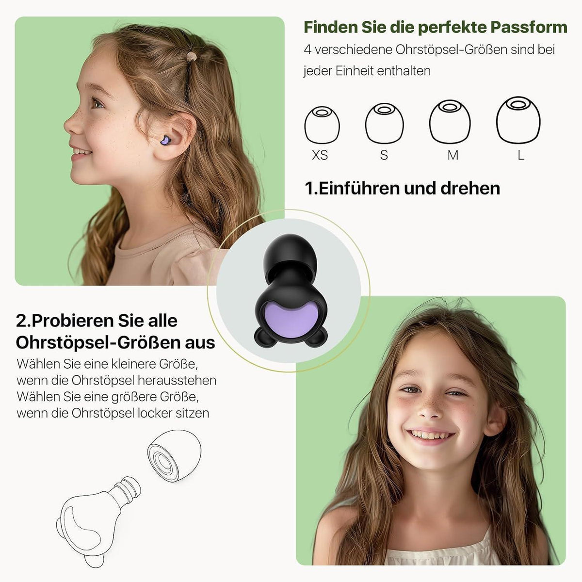Ohrstöpsel Kinder Schallschutz – Gehörschutz für Schule & Reisen