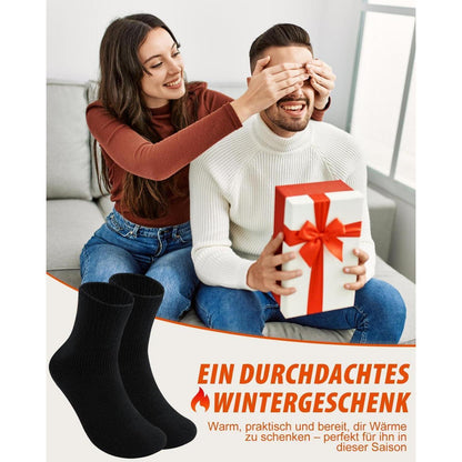 Warme Stoppersocken Herren mit rutschfester Sohle, Größen 39-50