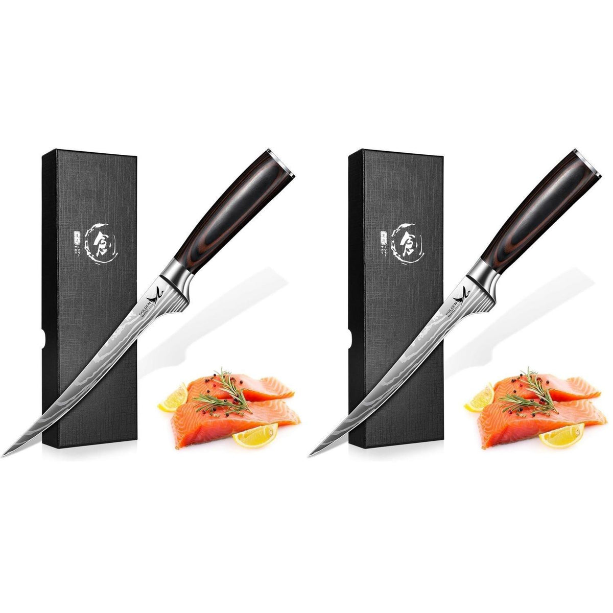 Filetiermesser Set 2er Pack | Edelstahl, Flexibel, Ergonomisch