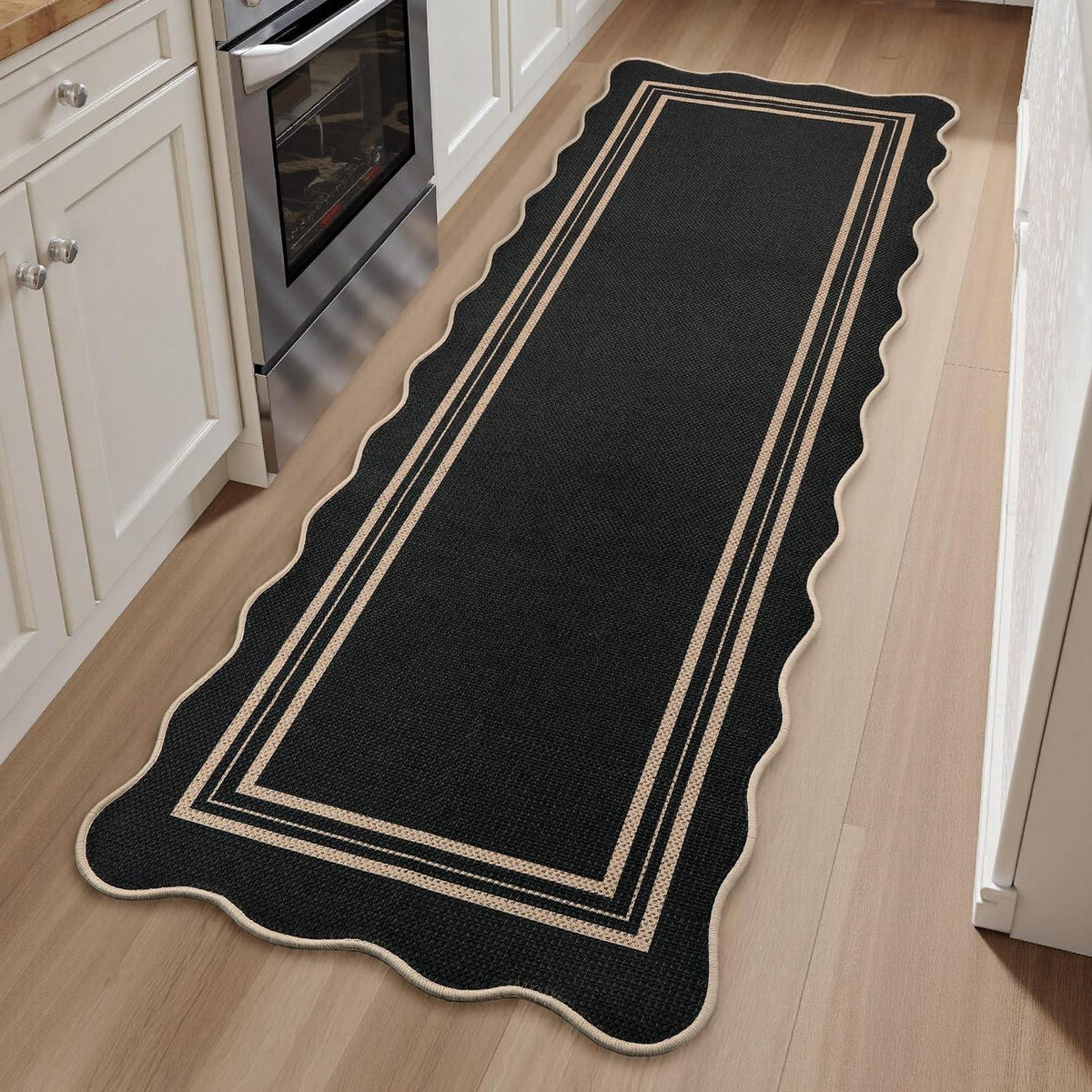 Jute-Optik Teppichläufer 80x200 cm – Rutschfest & Waschbar