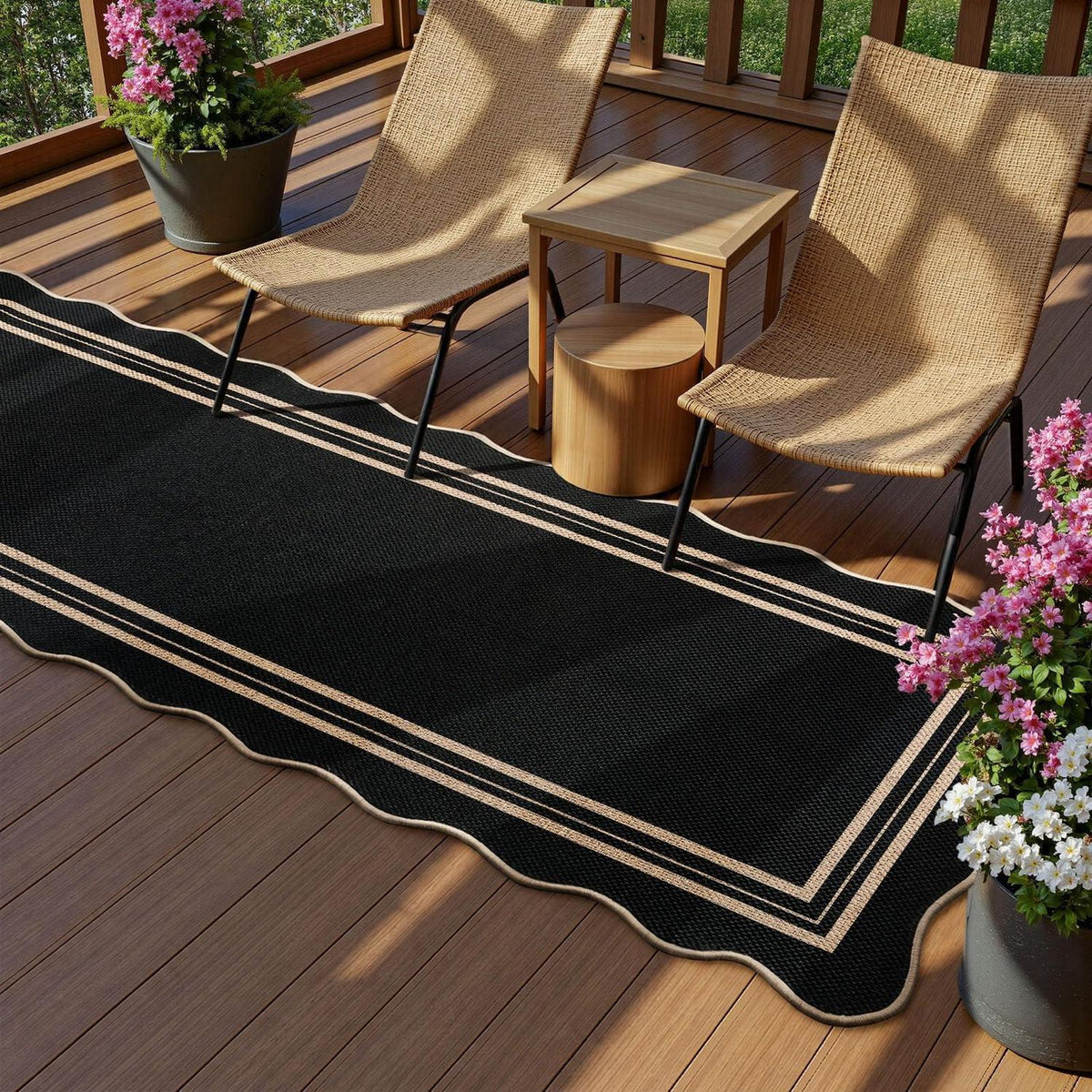 Jute-Optik Teppichläufer 80x200 cm – Rutschfest & Waschbar