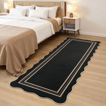 Jute-Optik Teppichläufer 80x200 cm – Rutschfest & Waschbar