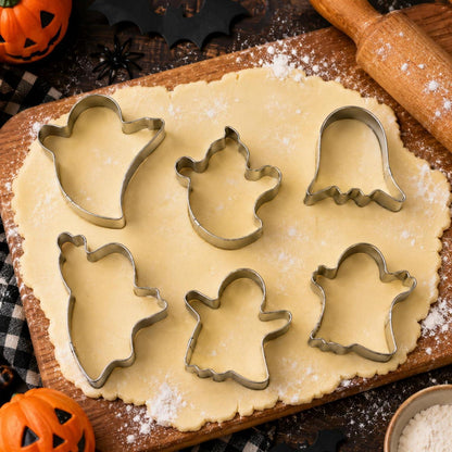 Geister Ausstechformen 6-teilig Edelstahl Halloween Keksausstecher