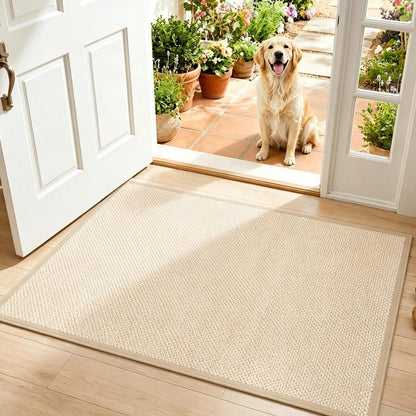 Fußmatte Innen beige 80x120cm – Rutschfest & Waschbar
