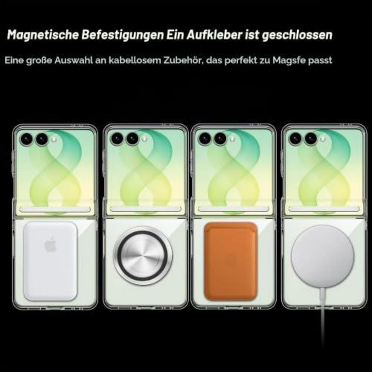 Samsung Z Flip 8 Hülle Magnetisch mit Scharnierschutz
