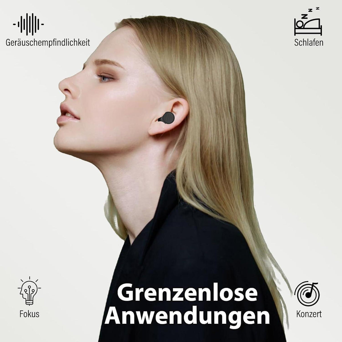 Schlaf-Ohrstöpsel Q2Pro – Geräuschreduzierend & Wiederverwendbar