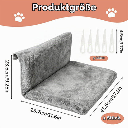 Katzenbett Schreibtisch Grau 45x30x24cm