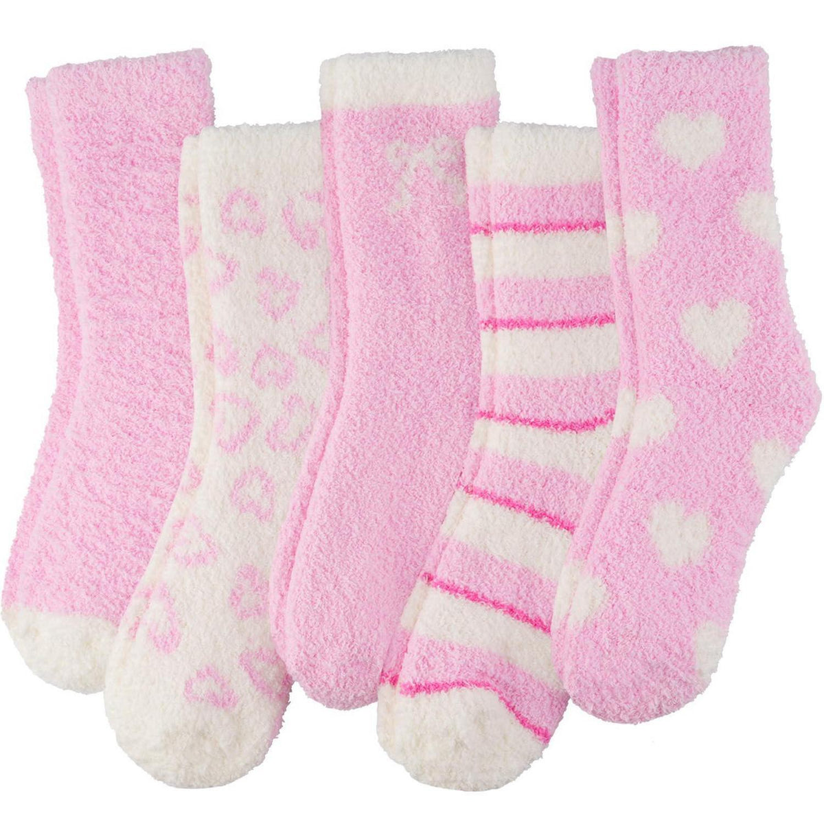 Kuschelsocken Damen 36-42 Rosa Flauschig Warm Bettsocken Geschenkidee