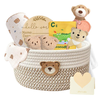 Baby Geschenkset 10-teilig für Neugeborene Jungen & Mädchen