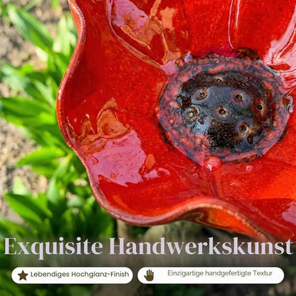 Vogeltränke Blume – 5er Set für Garten & Balkon