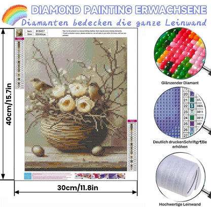 3x 5D Diamant Painting Set für Erwachsene – DIY Mosaik Bausatz