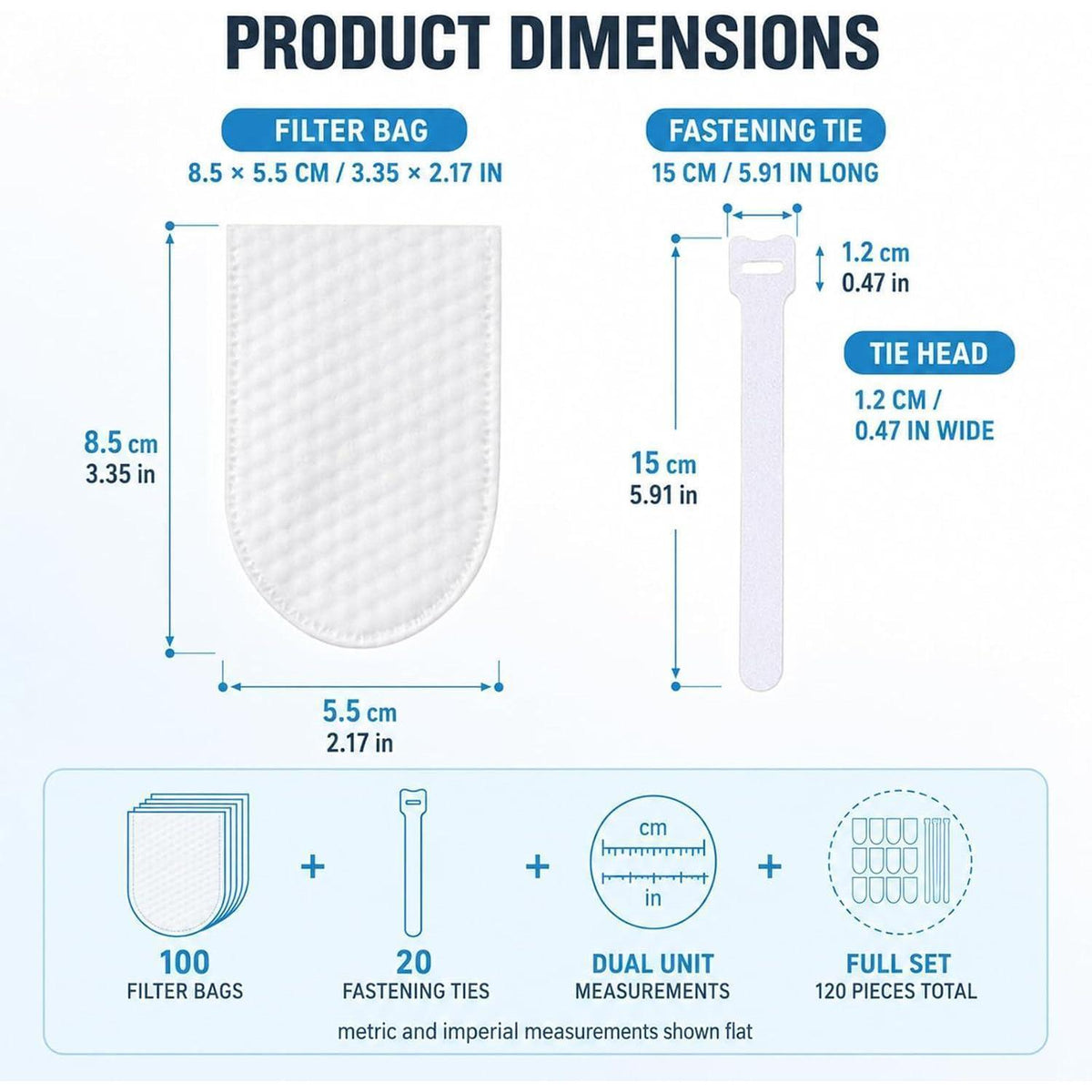 Wasserfilter Wasserhahn Set – 120 Teile für Trinkwasser