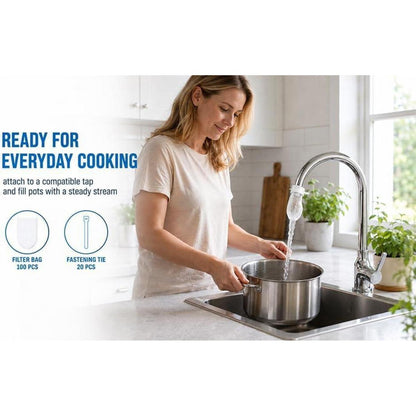 Wasserfilter Wasserhahn Set – 120 Teile für Trinkwasser