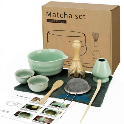 Matcha Set 9-teilig – Keramik Schale & Zubehör