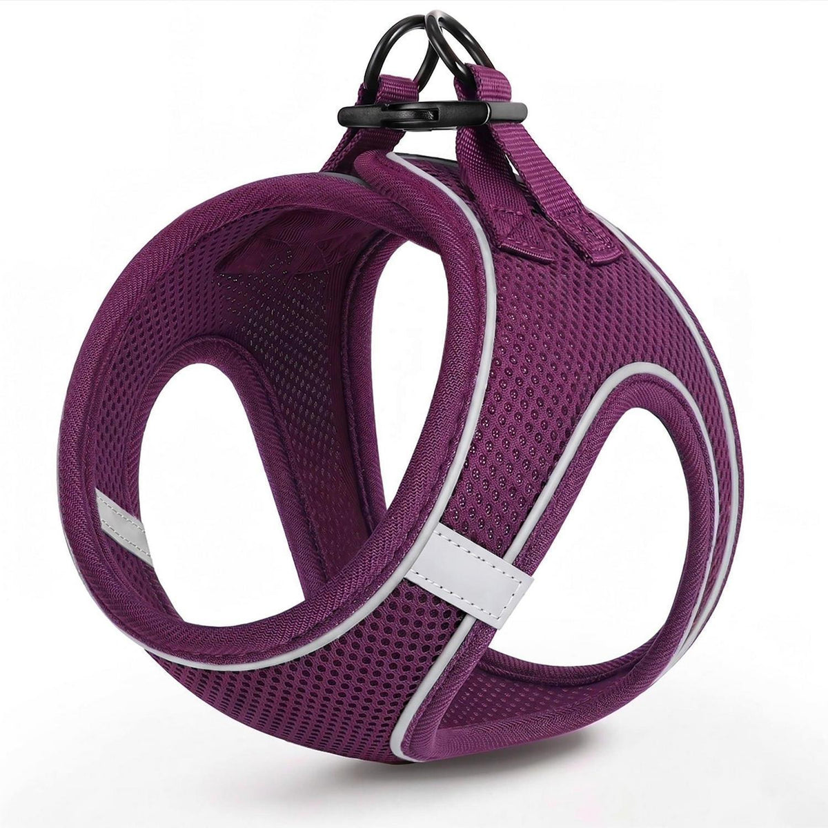 Hundegeschirr weich Mesh Lila – XS bis L