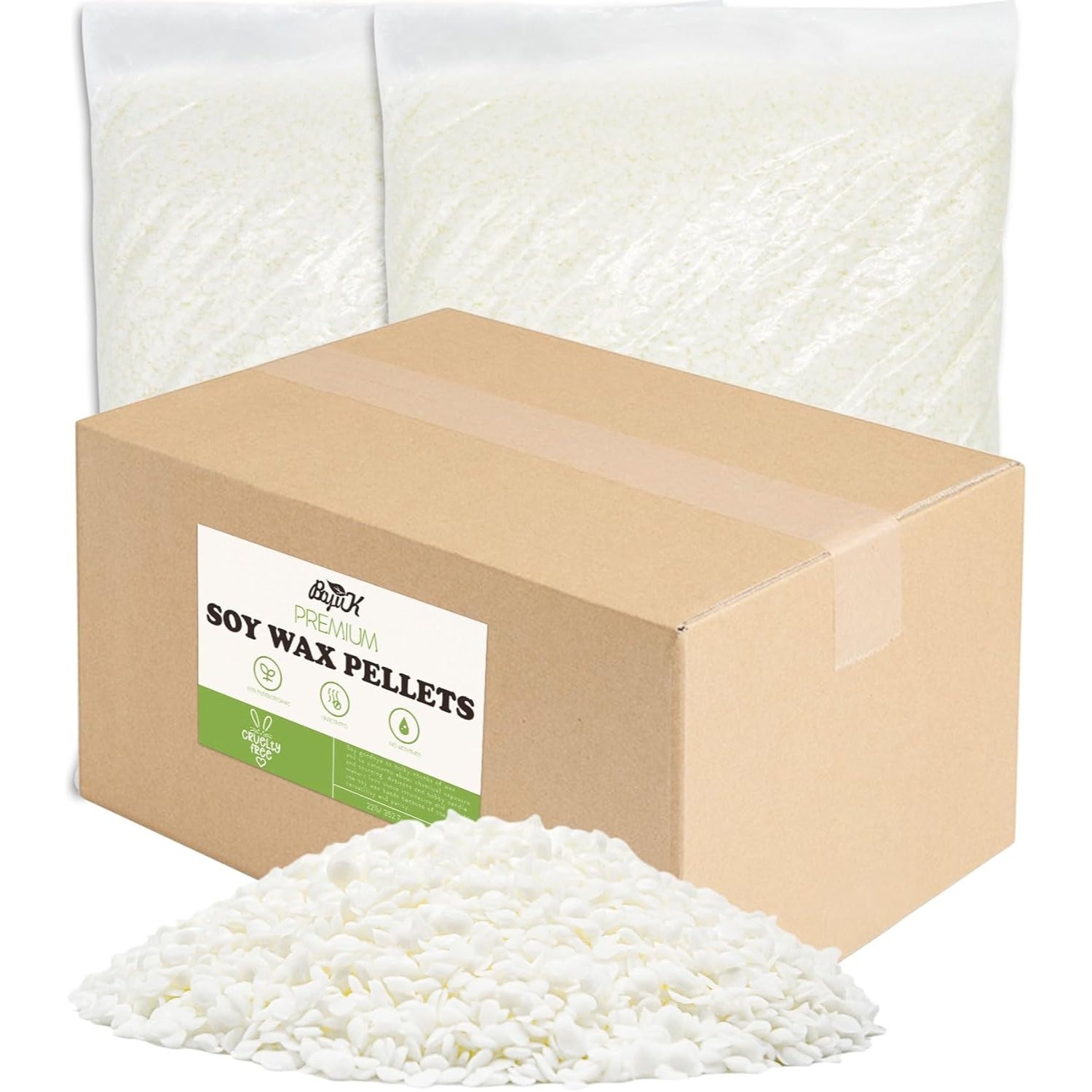 Sojawachs für Kerzen 10kg Premium kerzenwachs zum gießen